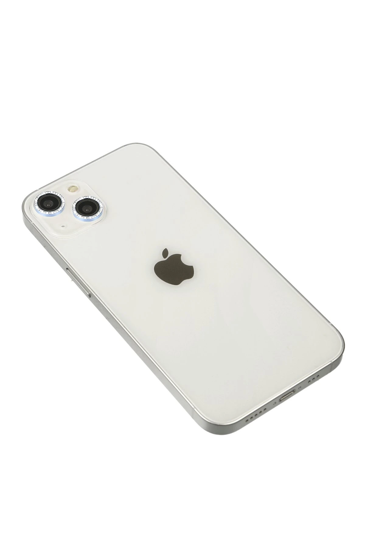 Newface iPhone 14 Diamond Kamera Lens - Sierra Blue