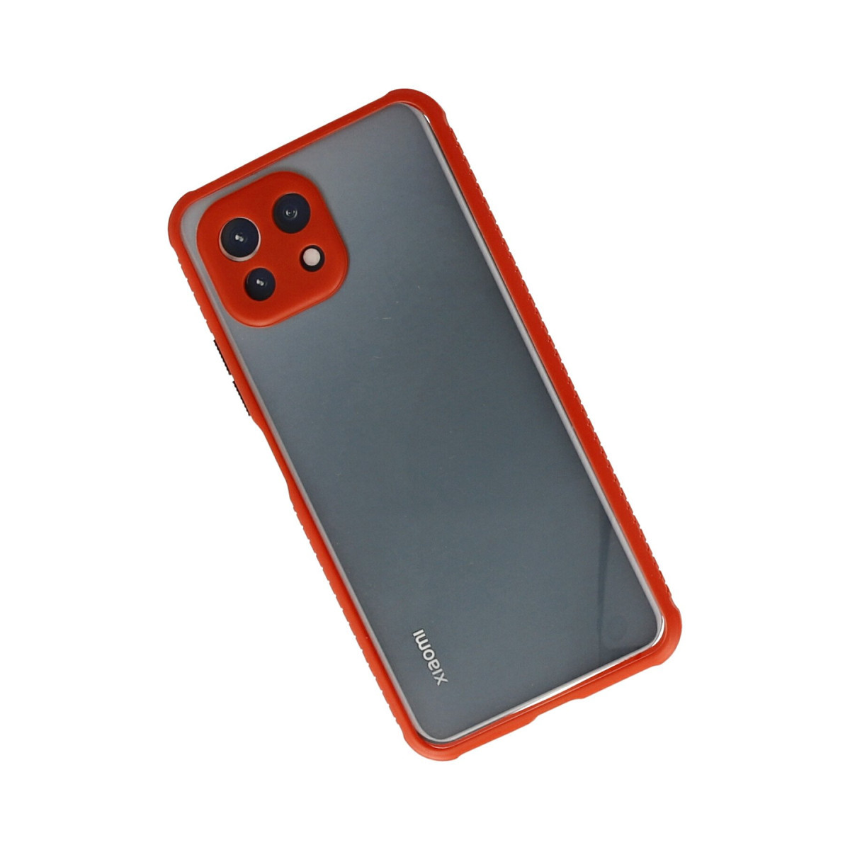 Newface Xiaomi Mİ 11 Lite Kılıf Miami Şeffaf Silikon - Kırmızı — görsel 8