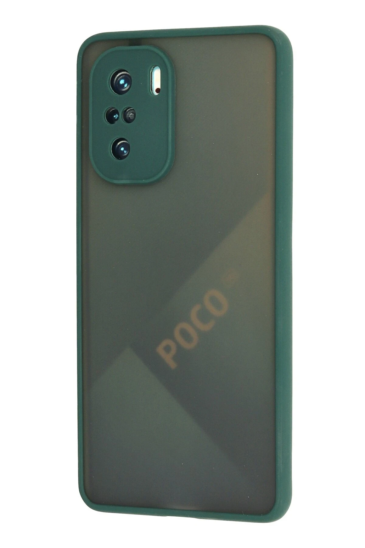 Newface Xiaomi Poco F3 Kılıf Montreal Silikon Kapak - Yeşil