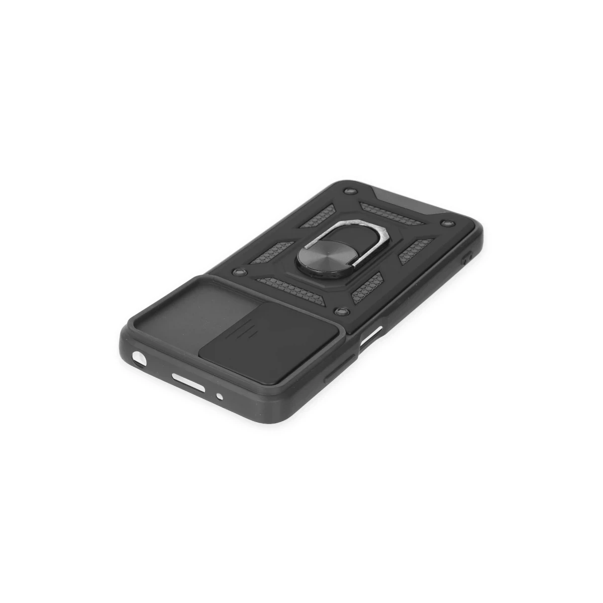 Newface Xiaomi Redmi 10 2022 Kılıf Pars Lens Yüzüklü Silikon - Siyah — görsel 9