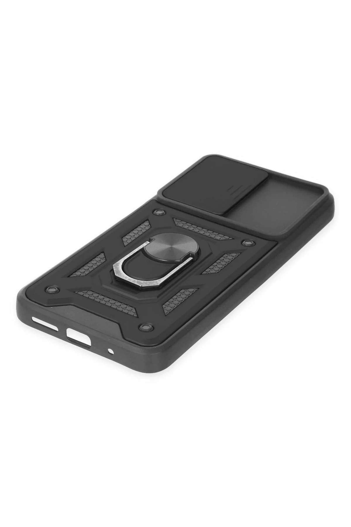 Newface Xiaomi Redmi 10 2022 Kılıf Pars Lens Yüzüklü Silikon - Siyah — görsel 5