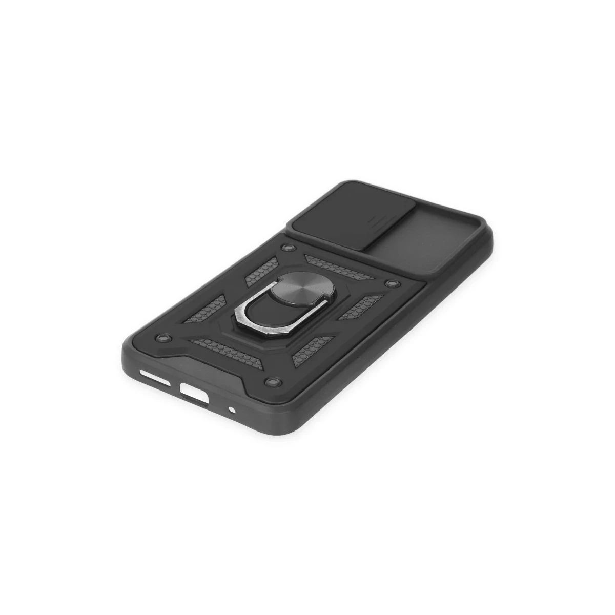 Newface Xiaomi Redmi 10 2022 Kılıf Pars Lens Yüzüklü Silikon - Siyah — görsel 10