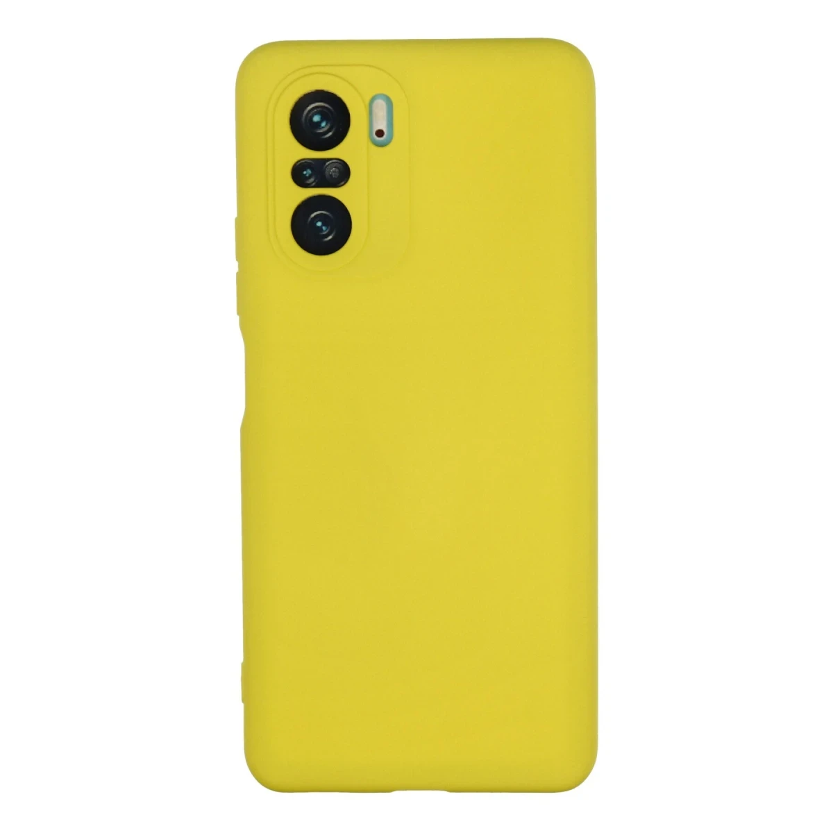 Newface Xiaomi Poco F3 Kılıf Nano içi Kadife Silikon - Sarı