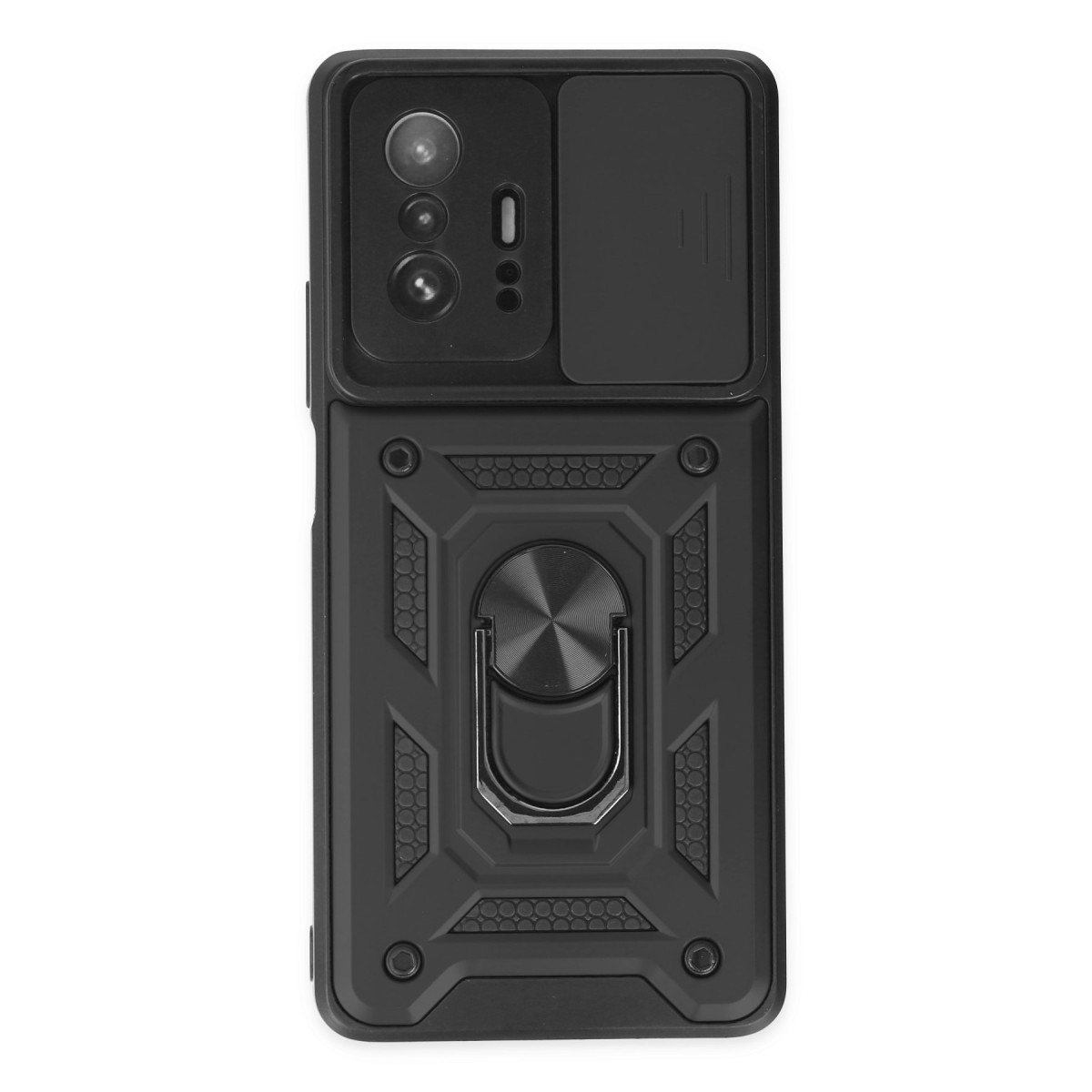 Newface Xiaomi Mi 11T Pro Kılıf Pars Lens Yüzüklü Silikon - Siyah — görsel 11