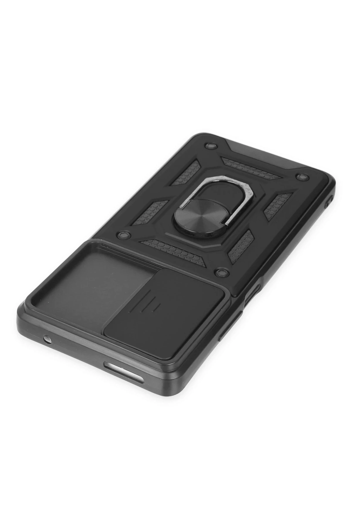 Newface Xiaomi Mi 11T Pro Kılıf Pars Lens Yüzüklü Silikon - Siyah — görsel 4