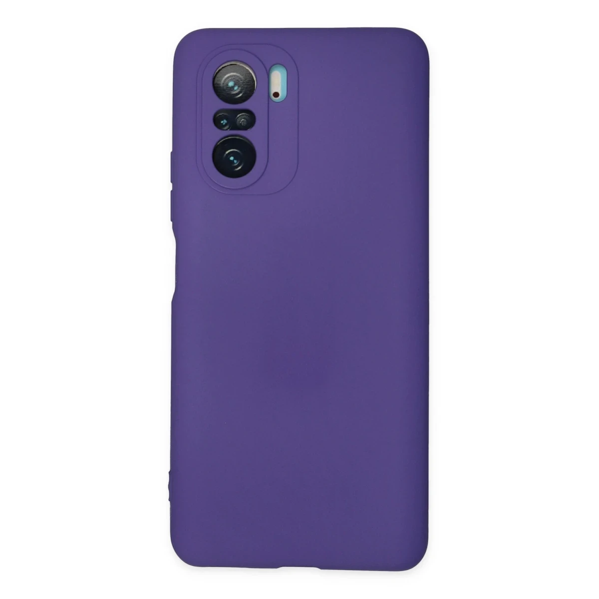 Newface Xiaomi Poco F3 Kılıf Nano içi Kadife Silikon - Mor