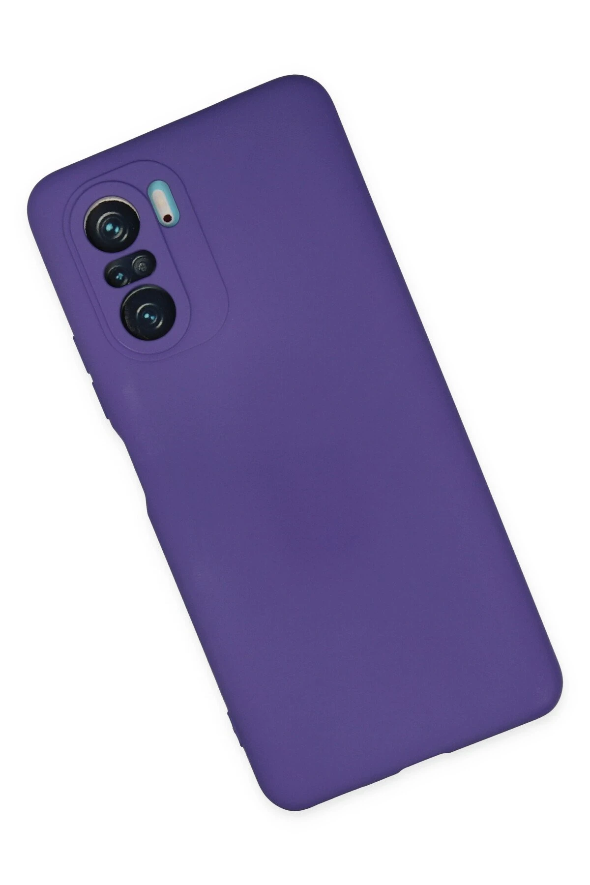 Newface Xiaomi Poco F3 Kılıf Nano içi Kadife Silikon - Mor