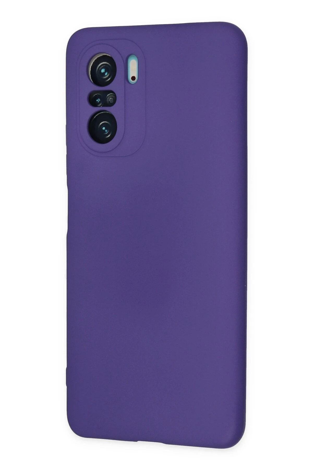 Newface Xiaomi Poco F3 Kılıf Nano içi Kadife Silikon - Mor