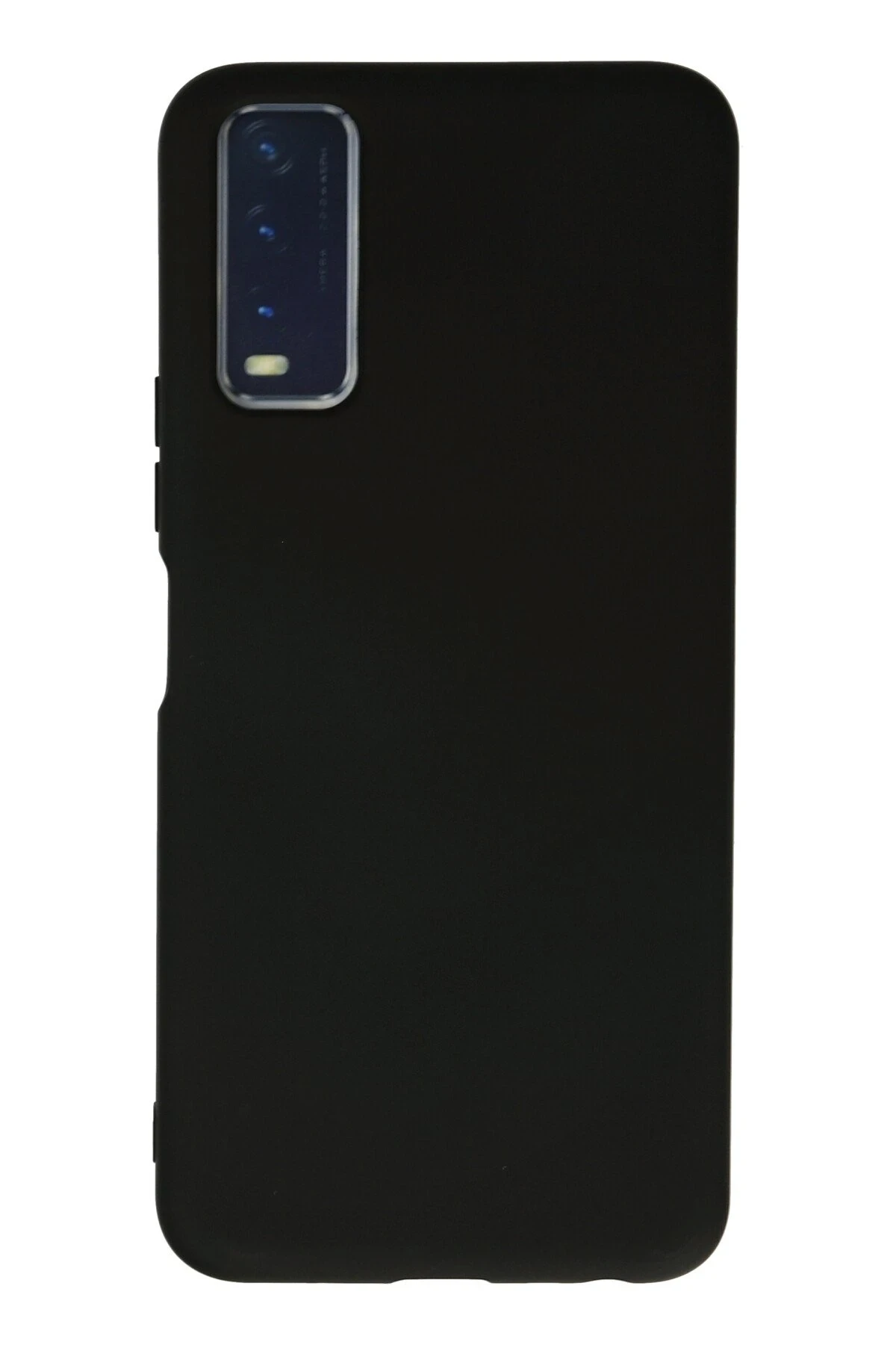 Newface Vivo Y11S Kılıf Nano içi Kadife Silikon - Siyah