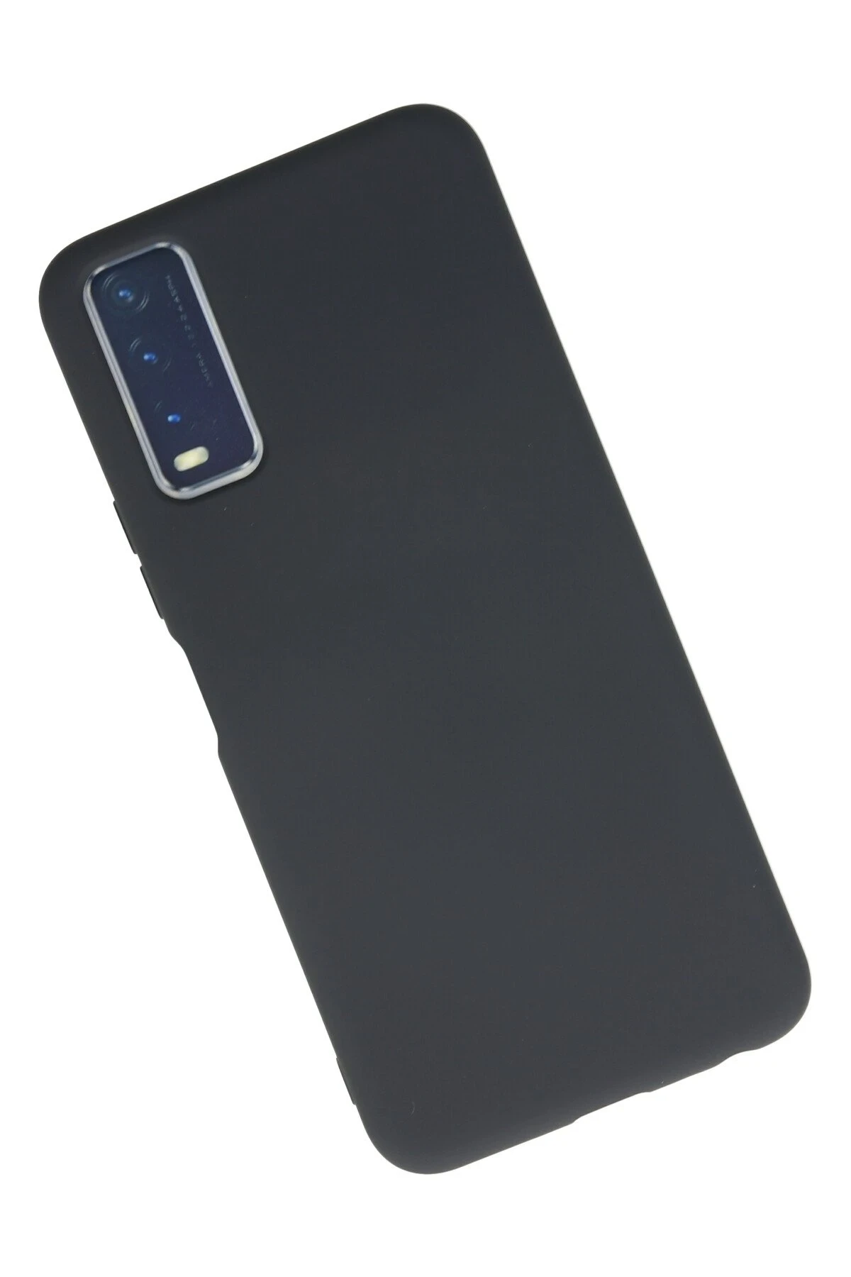 Newface Vivo Y11S Kılıf Nano içi Kadife Silikon - Gri