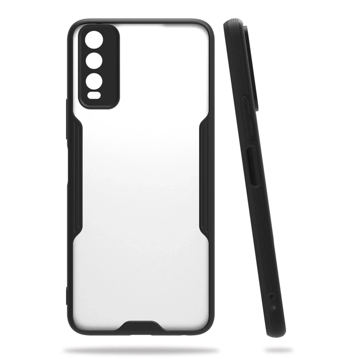 Newface Vivo Y11S Kılıf Platin Silikon - Siyah — görsel 2