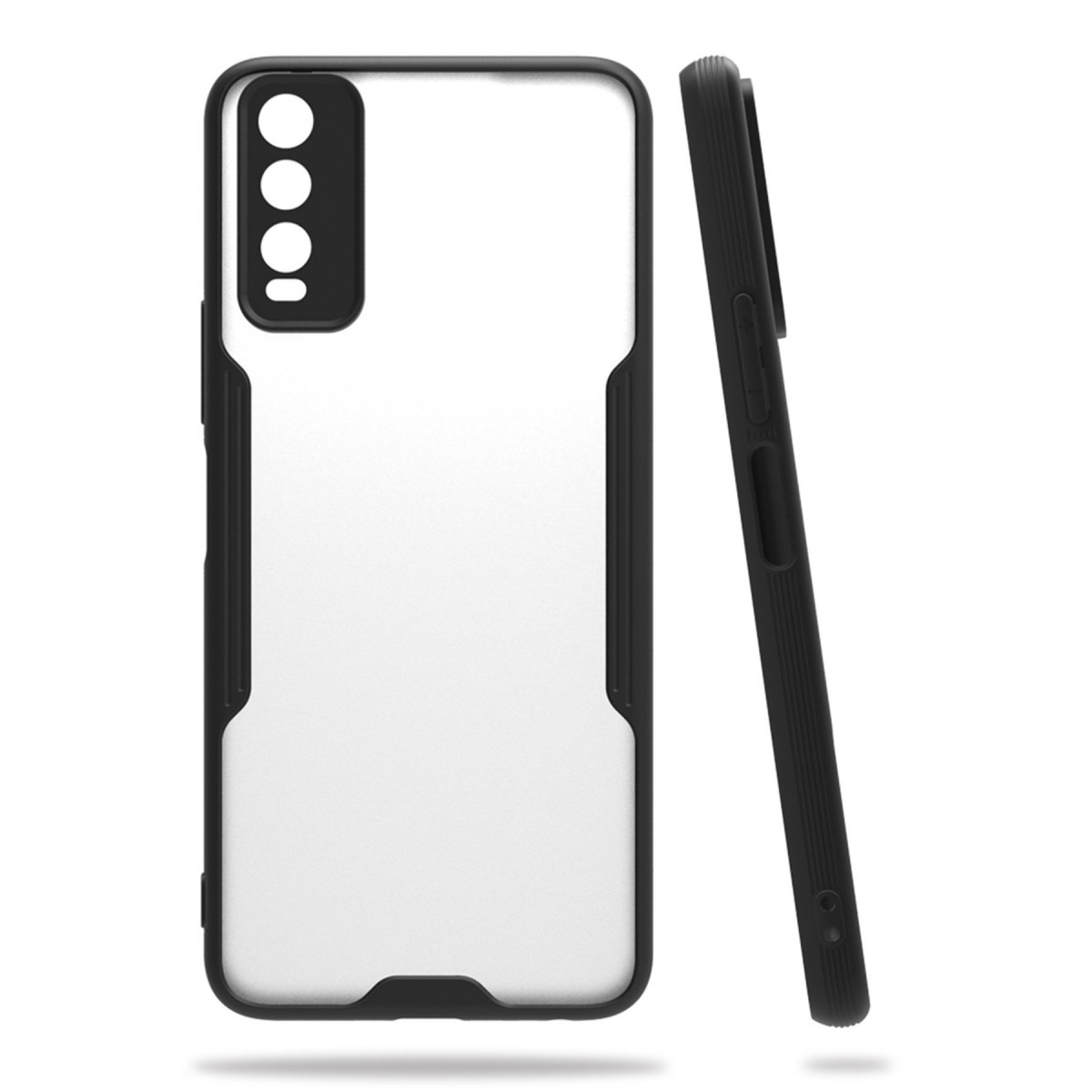 Newface Vivo Y11S Kılıf Platin Silikon - Siyah — görsel 3