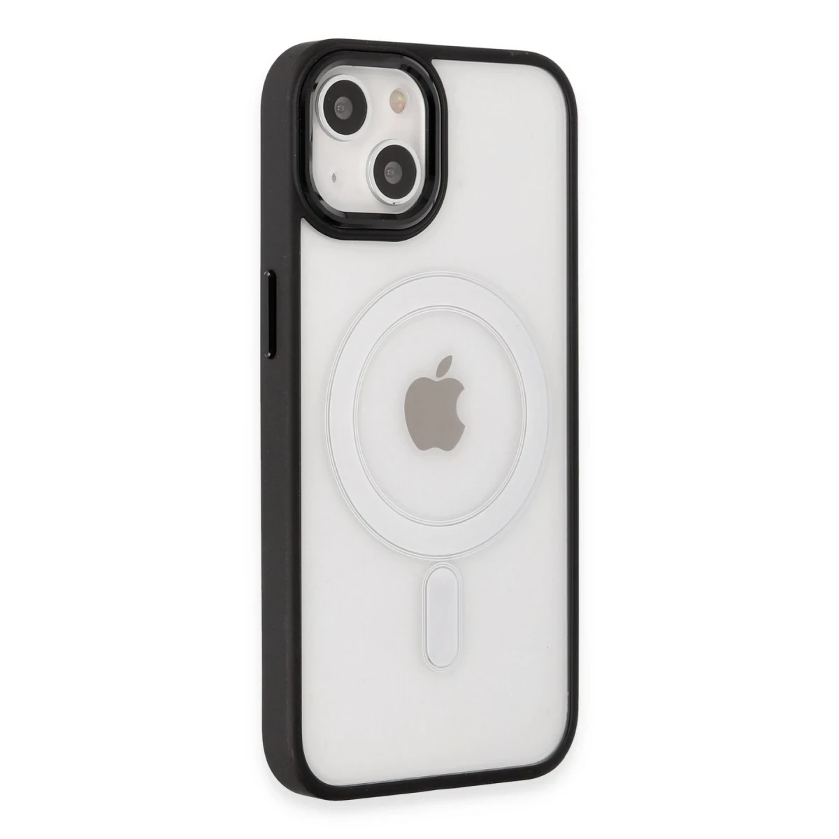 Newface Apple iPhone 15 Kılıf Room Magneticsafe Silikon - Siyah — görsel 4