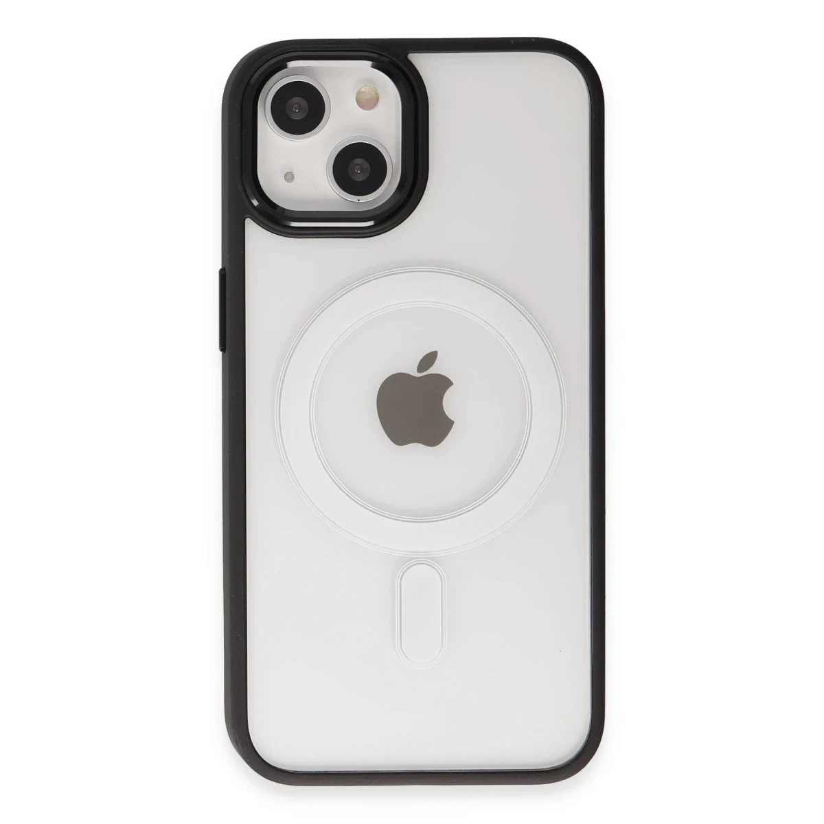 Newface Apple iPhone 15 Kılıf Room Magneticsafe Silikon - Siyah — görsel 5