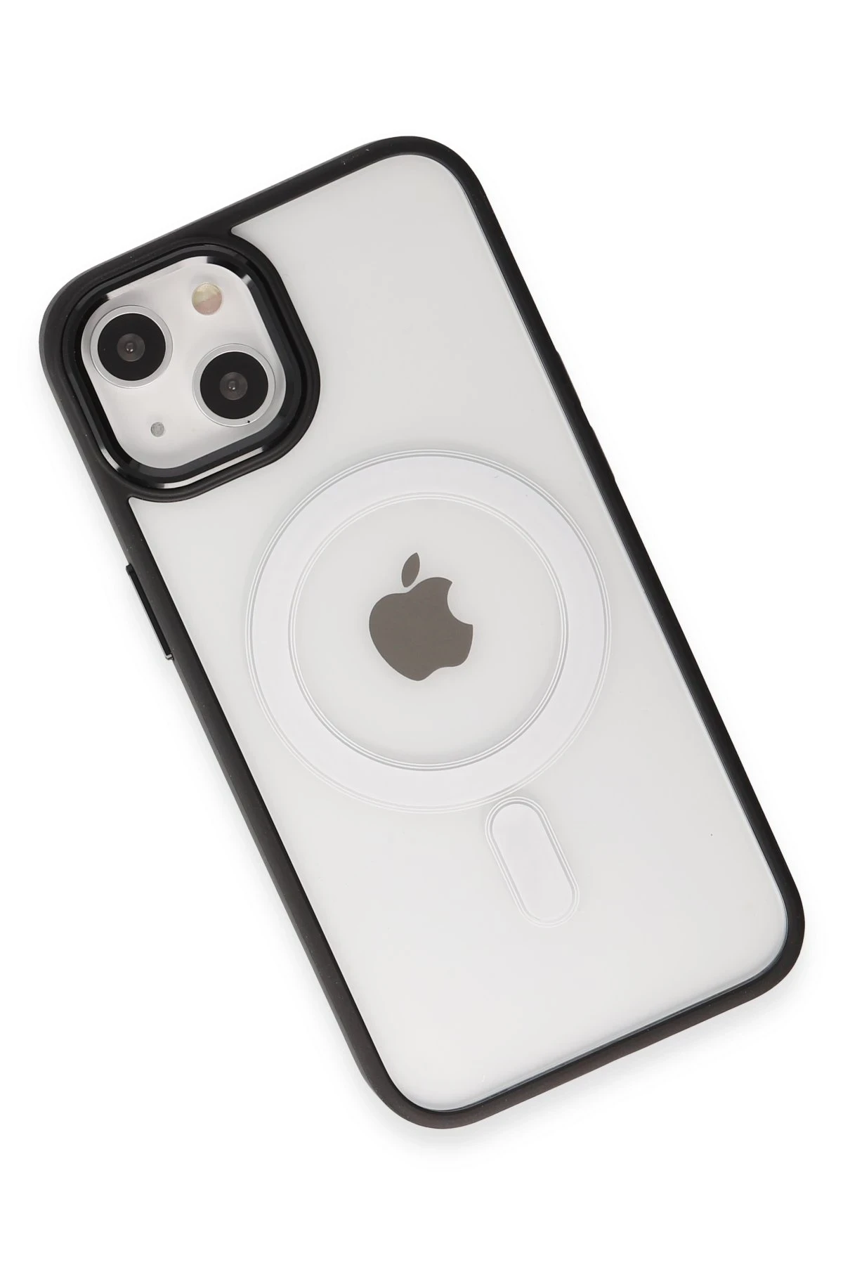 Newface Apple iPhone 15 Kılıf Room Magneticsafe Silikon - Siyah — görsel 3