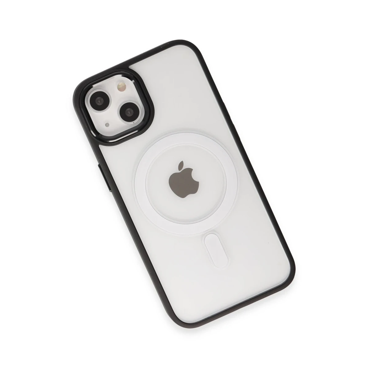 Newface Apple iPhone 15 Kılıf Room Magneticsafe Silikon - Siyah — görsel 6