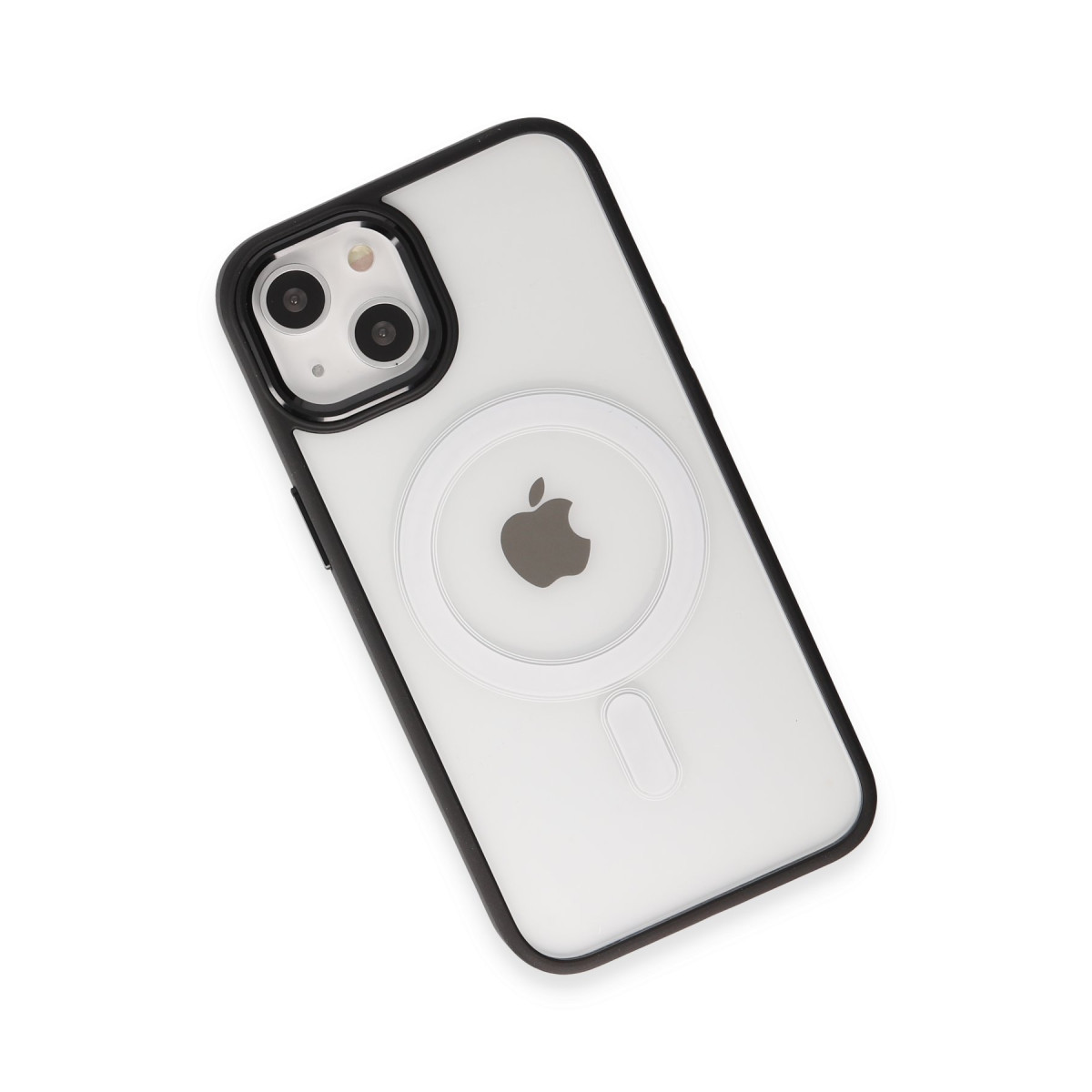Newface Apple iPhone 15 Kılıf Room Magneticsafe Silikon - Siyah — görsel 9