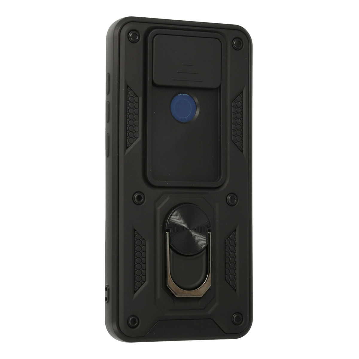 Newface Xiaomi Redmi Note 9 Kılıf Pars Lens Yüzüklü Silikon - Siyah — görsel 9