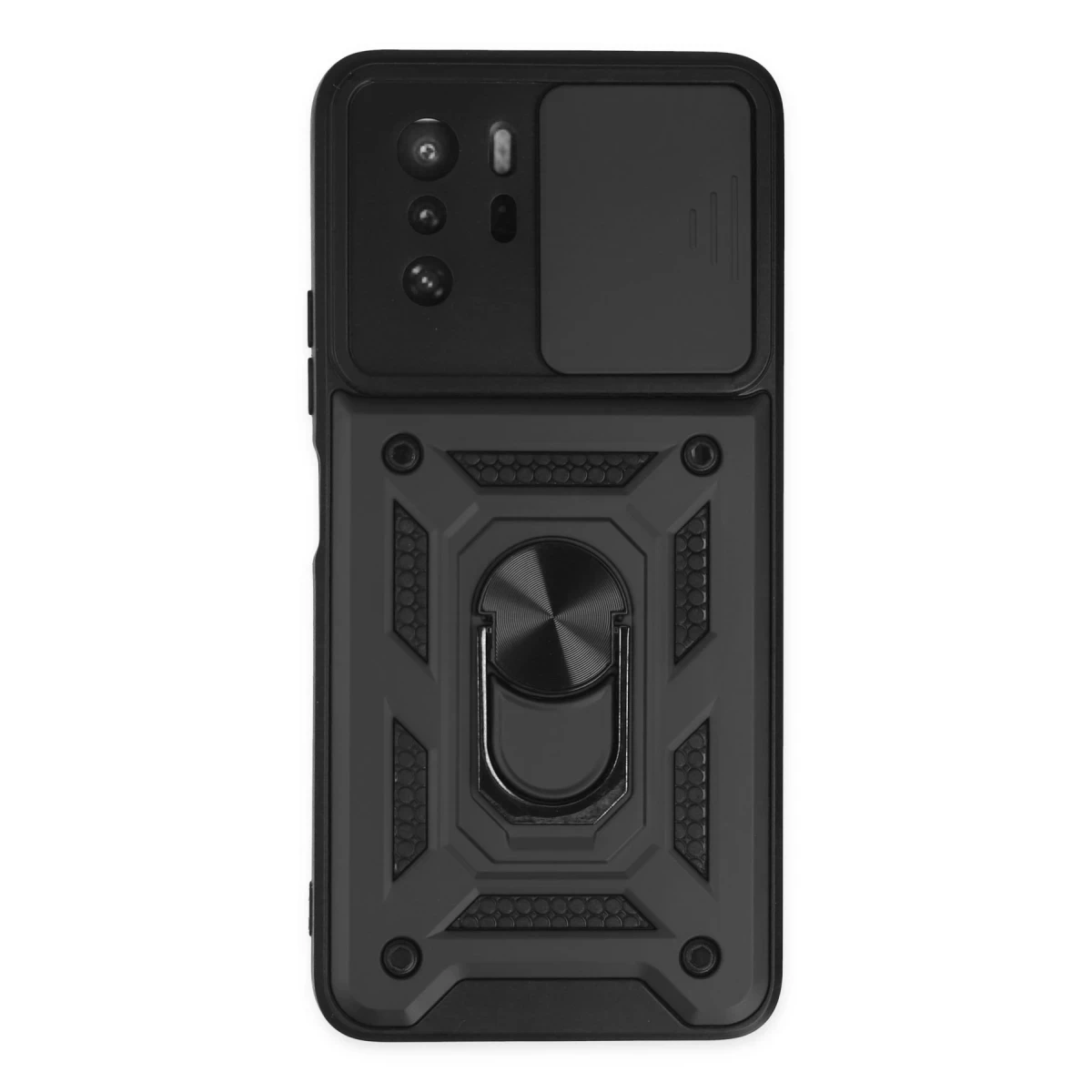 Newface Xiaomi Poco X3 GT Kılıf Pars Lens Yüzüklü Silikon - Siyah — görsel 6