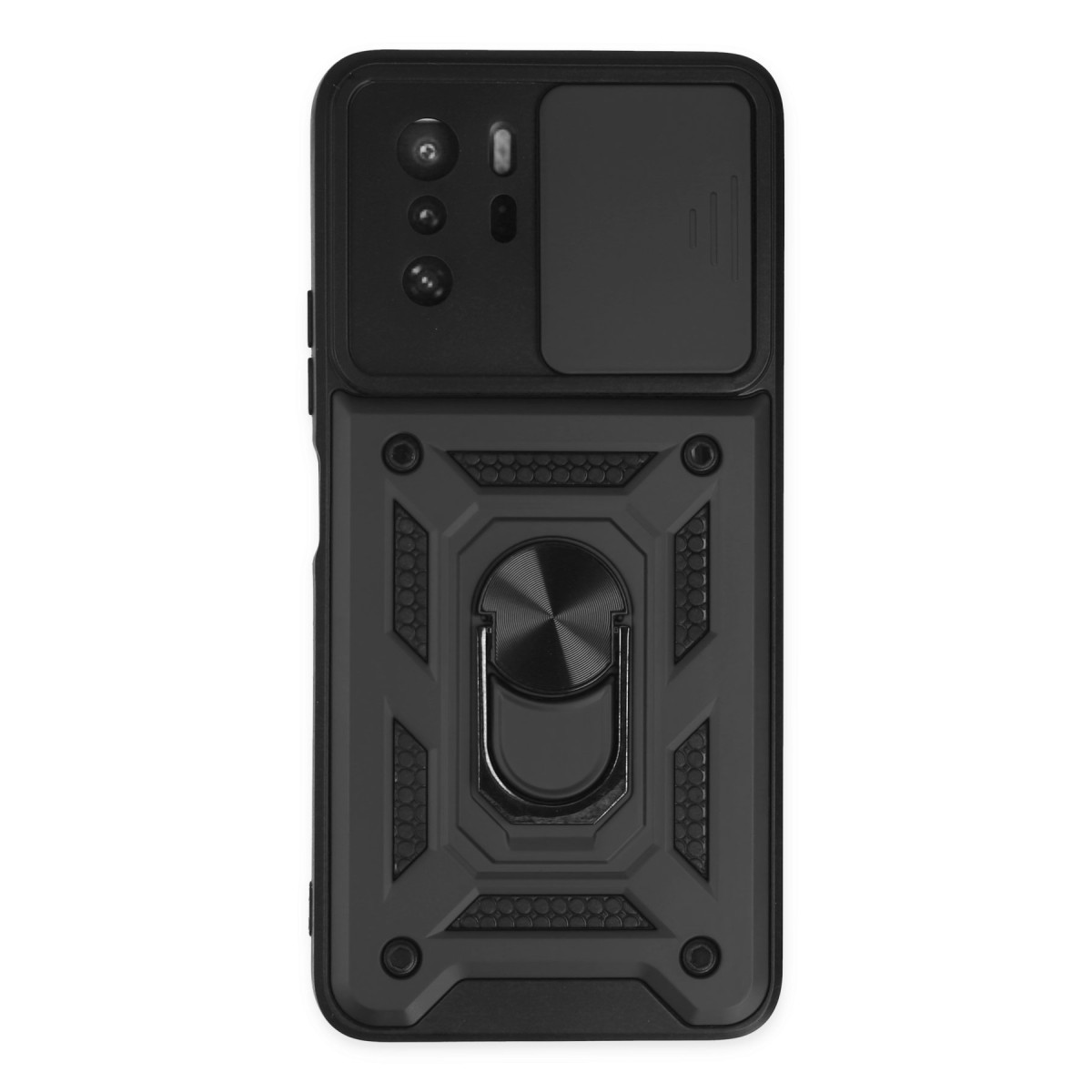 Newface Xiaomi Poco X3 GT Kılıf Pars Lens Yüzüklü Silikon - Siyah — görsel 11