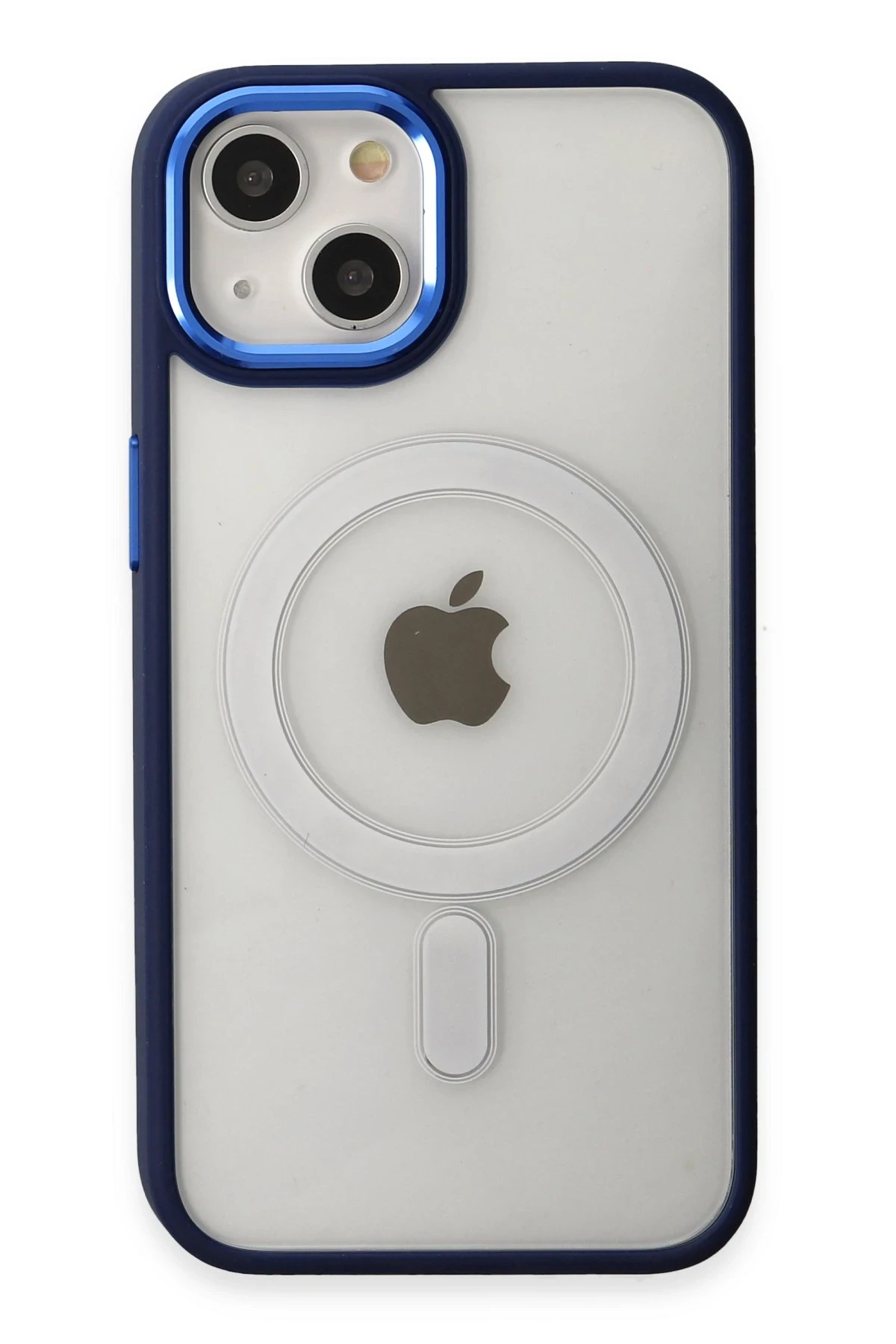 Newface iPhone 15 Pro Kılıf Room Magneticsafe Silikon - Lacivert