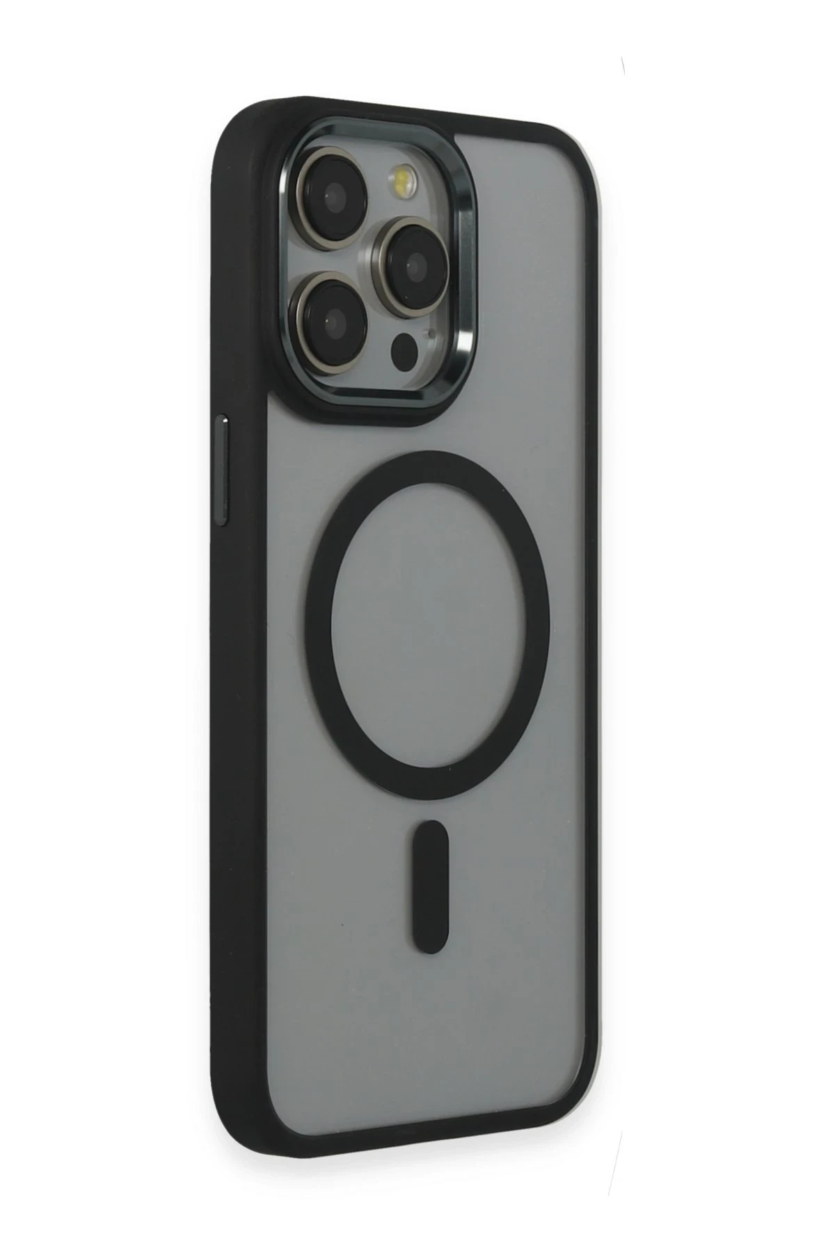 Newface Apple iPhone 15 Pro Max Kılıf Room Magneticsafe Silikon - Siyah — görsel 2