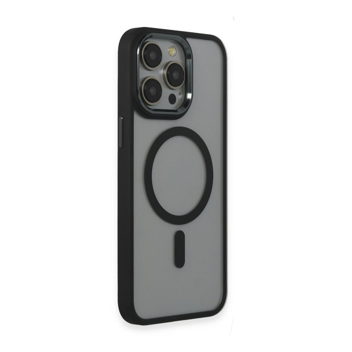 Newface Apple iPhone 15 Pro Max Kılıf Room Magneticsafe Silikon - Siyah — görsel 10