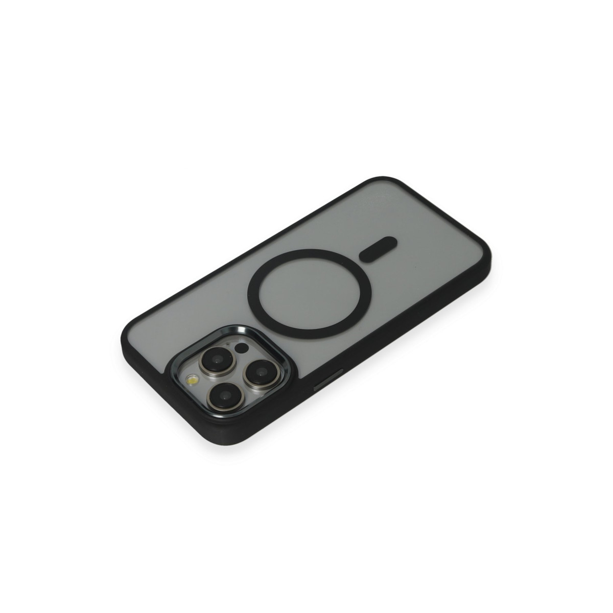 Newface Apple iPhone 15 Pro Max Kılıf Room Magneticsafe Silikon - Siyah — görsel 11