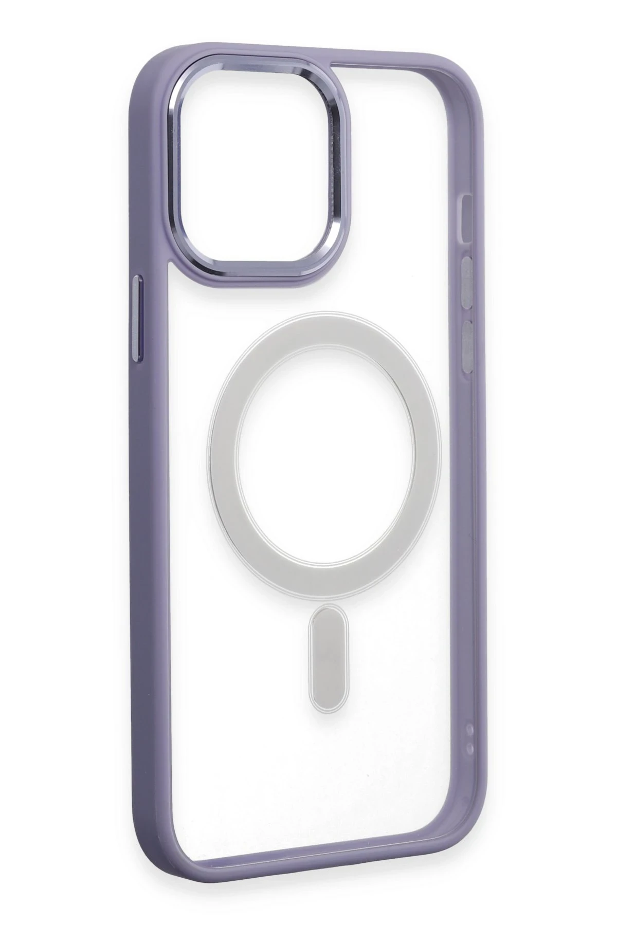 Newface iPhone 15 Pro Max Kılıf Room Magneticsafe Silikon - Lila