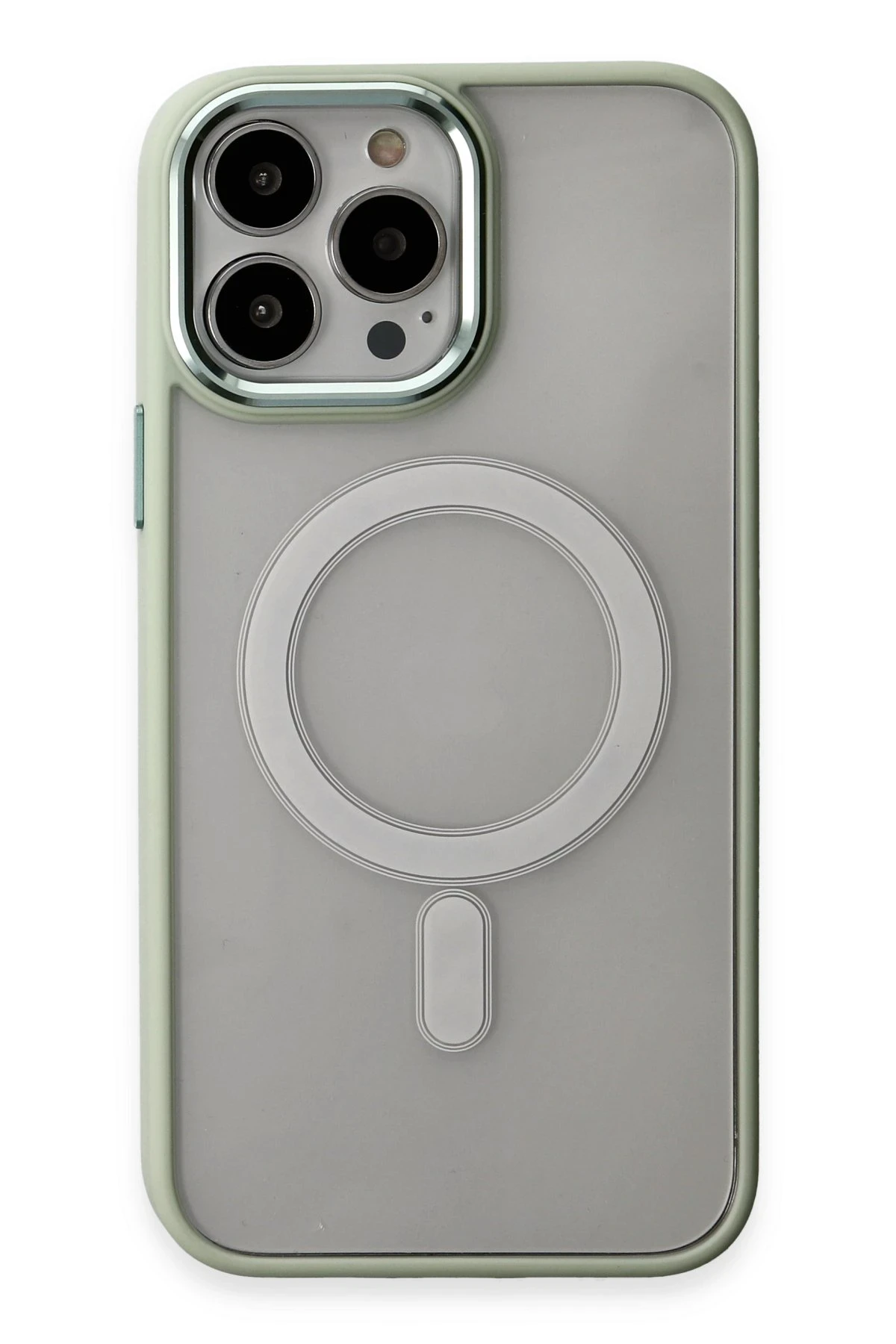 Newface iPhone 15 Pro Max Kılıf Room Magneticsafe Silikon - Su Yeşili
