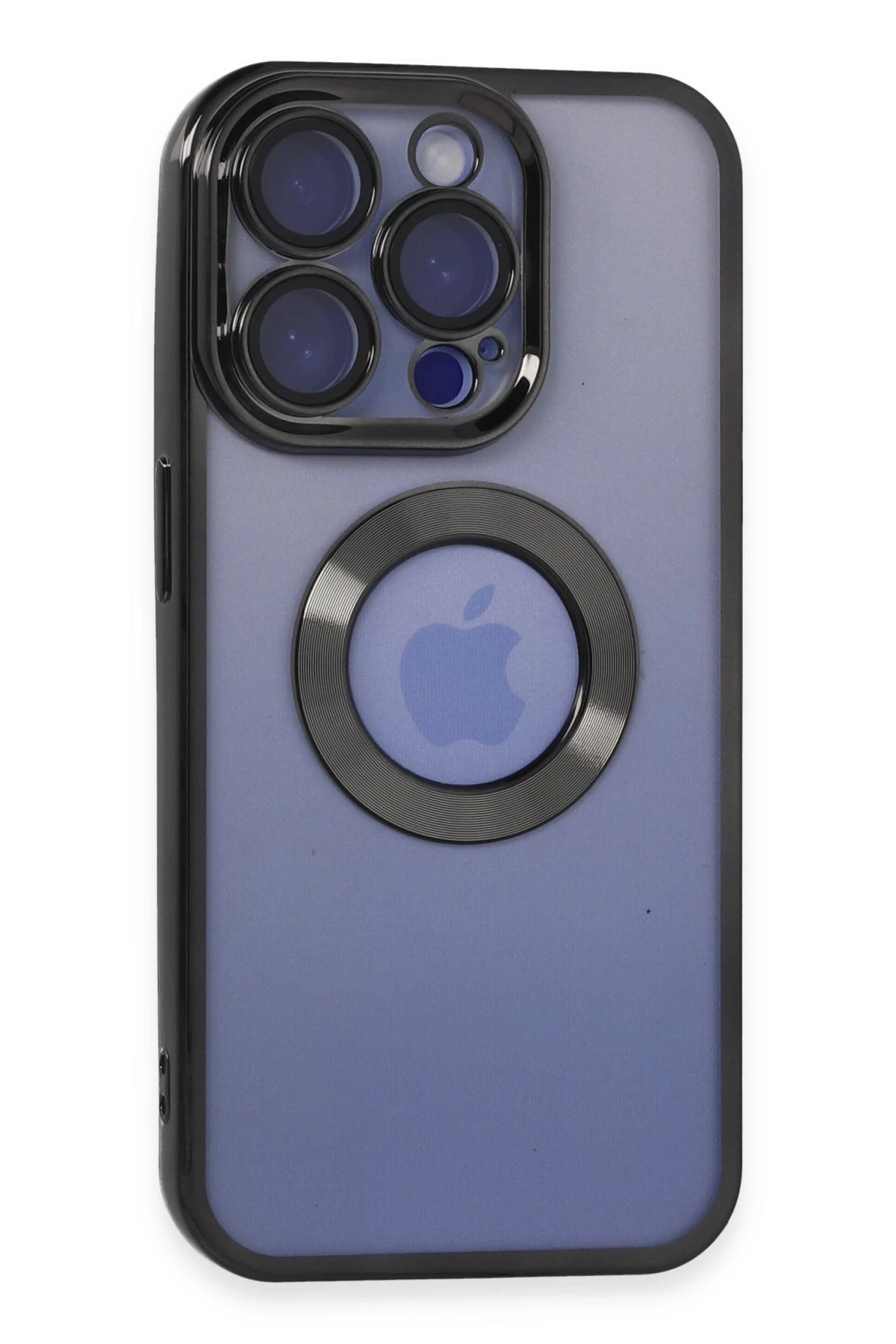 Newface iPhone 15 Pro Kılıf Slot Silikon - Siyah