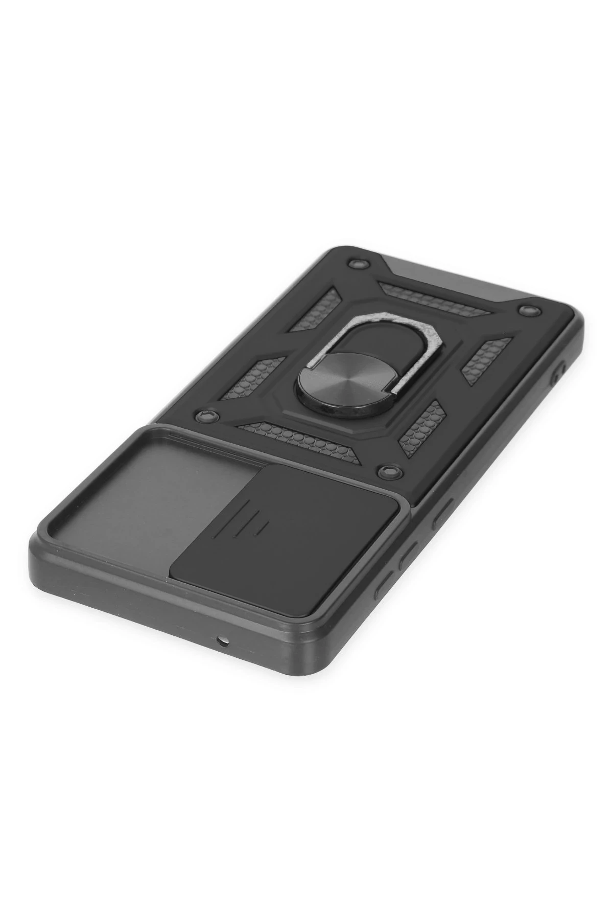Newface Samsung Galaxy S20 FE Kılıf Pars Lens Yüzüklü Silikon - Siyah — görsel 4