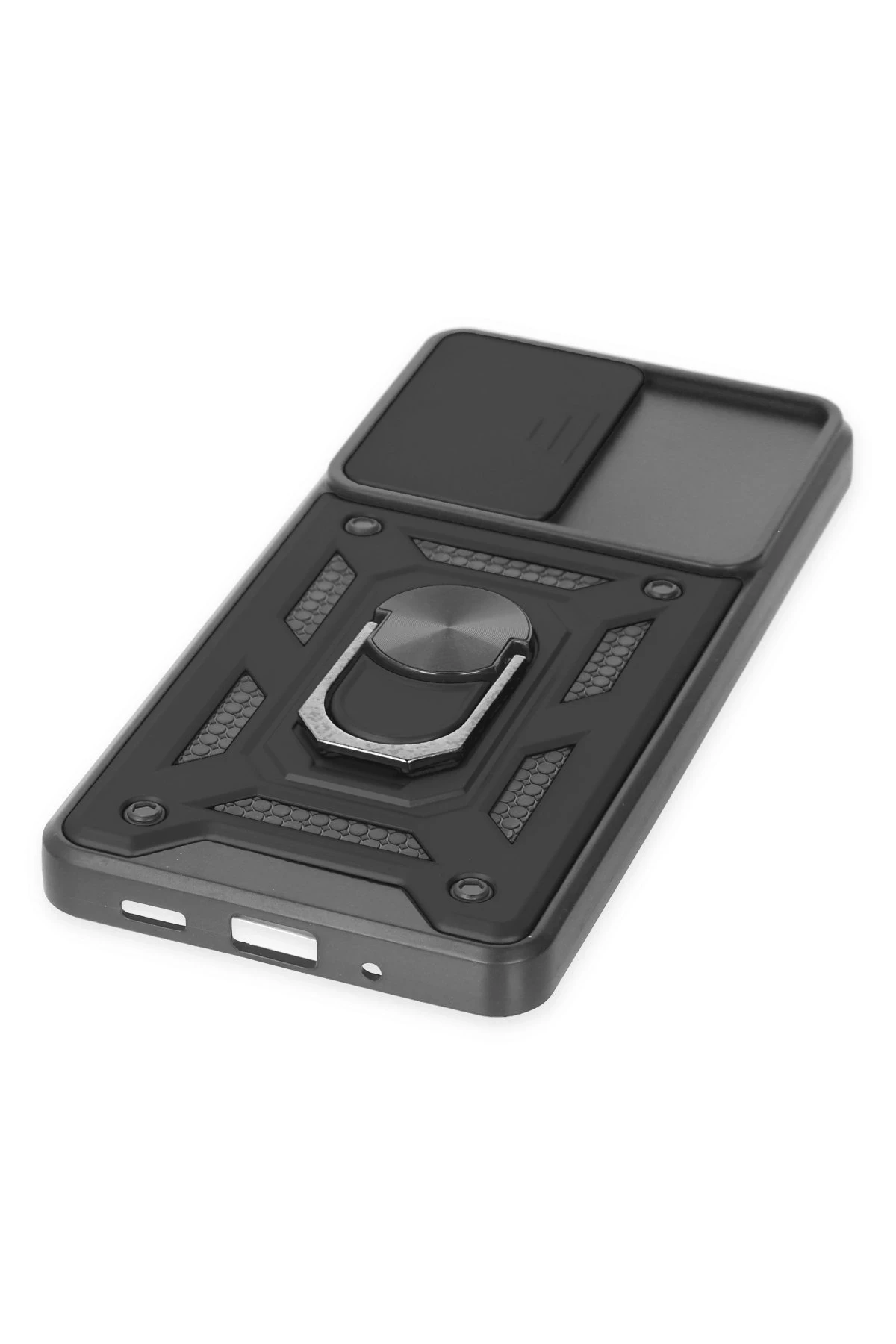 Newface Samsung Galaxy S20 FE Kılıf Pars Lens Yüzüklü Silikon - Siyah — görsel 5