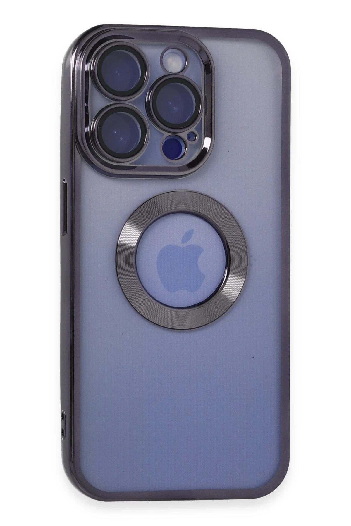 Newface iPhone 15 Pro Kılıf Slot Silikon - Mor