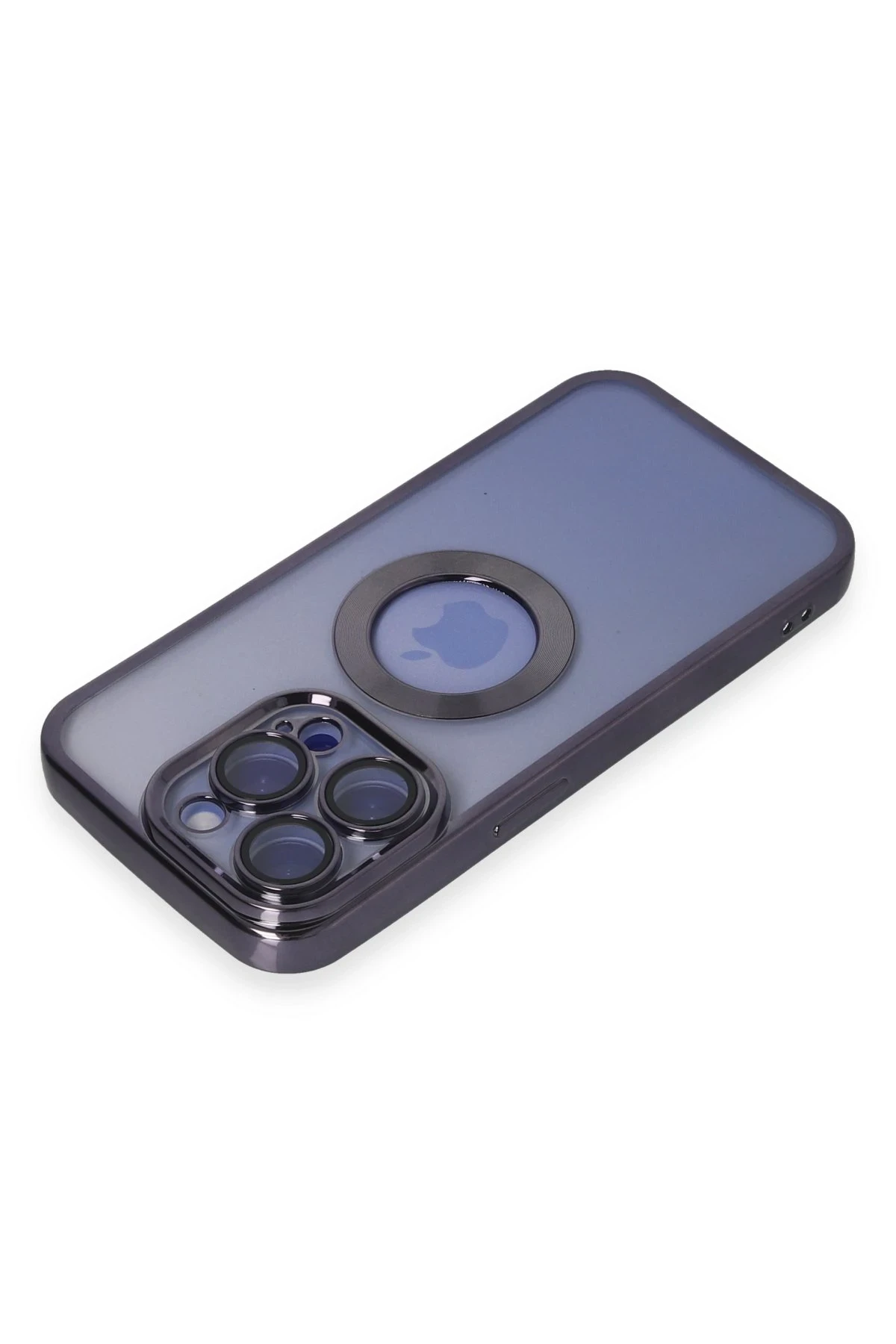 Newface iPhone 15 Pro Kılıf Slot Silikon - Mor