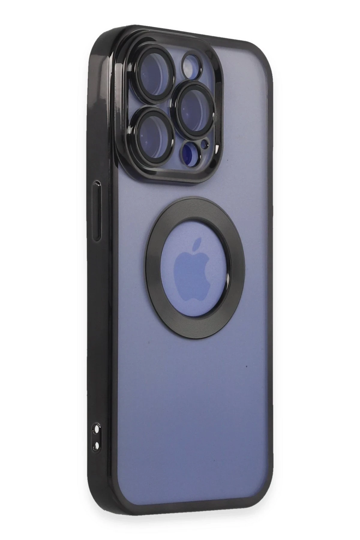 Newface iPhone 15 Pro Max Kılıf Slot Silikon - Siyah