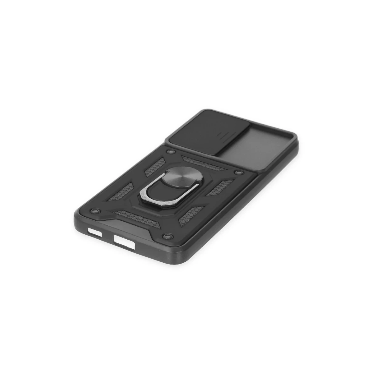 Newface Samsung Galaxy S21 FE Kılıf Pars Lens Yüzüklü Silikon - Siyah — görsel 10