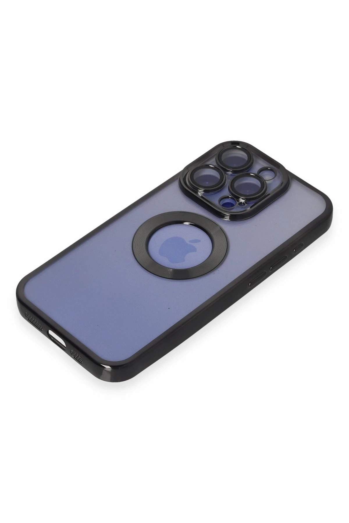Newface iPhone 15 Pro Max Kılıf Slot Silikon - Siyah
