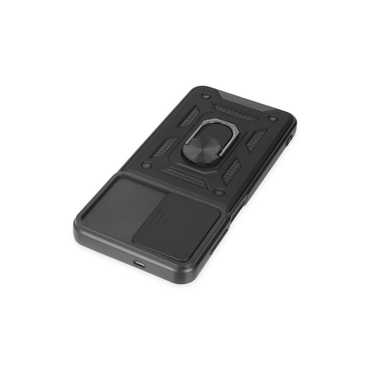 Newface Samsung Galaxy A04S Kılıf Pars Lens Yüzüklü Silikon - Siyah — görsel 10