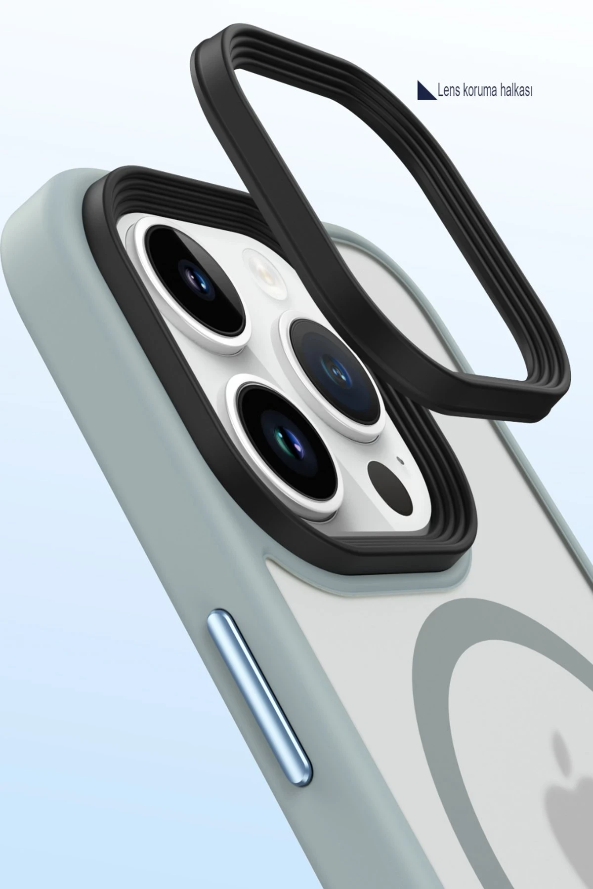 Newface Apple iPhone 15 Kılıf Trex Magneticsafe Kapak - Siyah — görsel 3