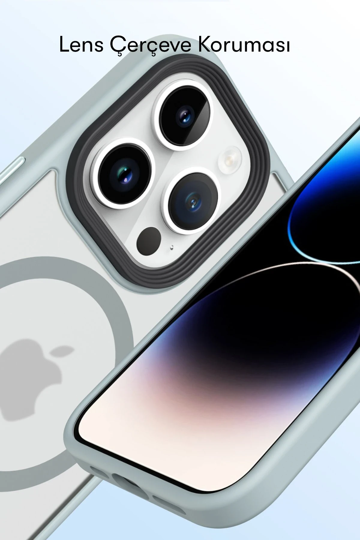 Newface Apple iPhone 15 Kılıf Trex Magneticsafe Kapak - Siyah — görsel 6