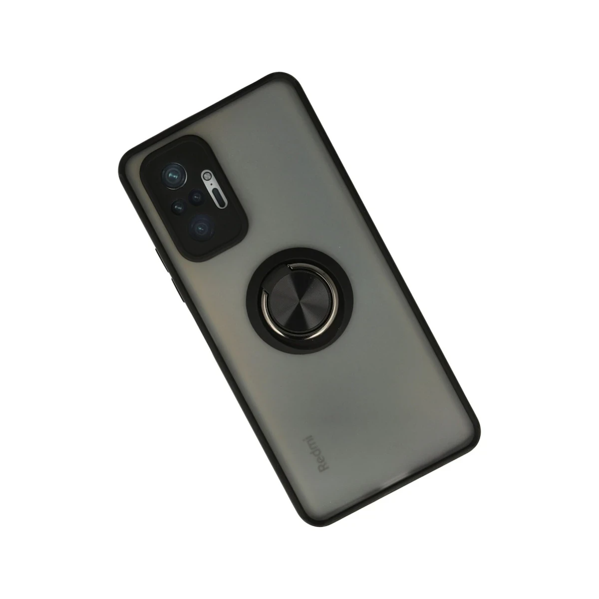 Newface Xiaomi Redmi Note 10 Pro Kılıf Montreal Yüzüklü Silikon Kapak - Siyah — görsel 5