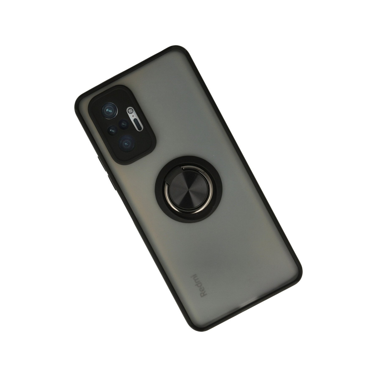 Newface Xiaomi Redmi Note 10 Pro Kılıf Montreal Yüzüklü Silikon Kapak - Siyah — görsel 8