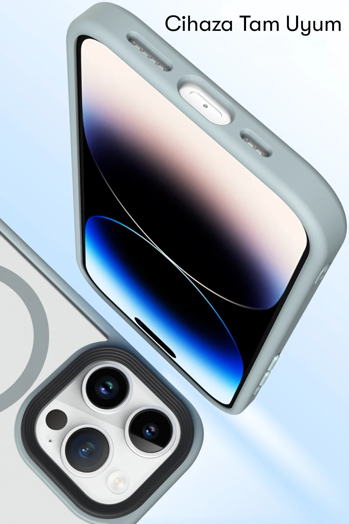Newface Apple iPhone 15 Plus Kılıf Trex Magneticsafe Kapak - Siyah — görsel 7