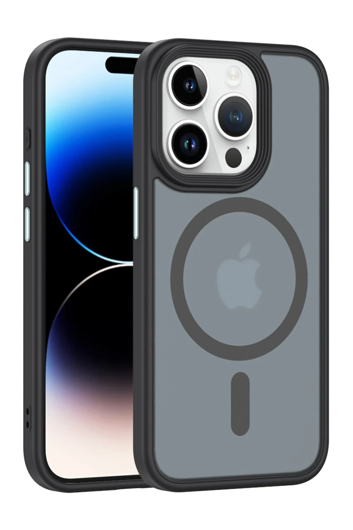 Newface Apple iPhone 15 Pro Kılıf Trex Magneticsafe Kapak - Siyah — görsel 2