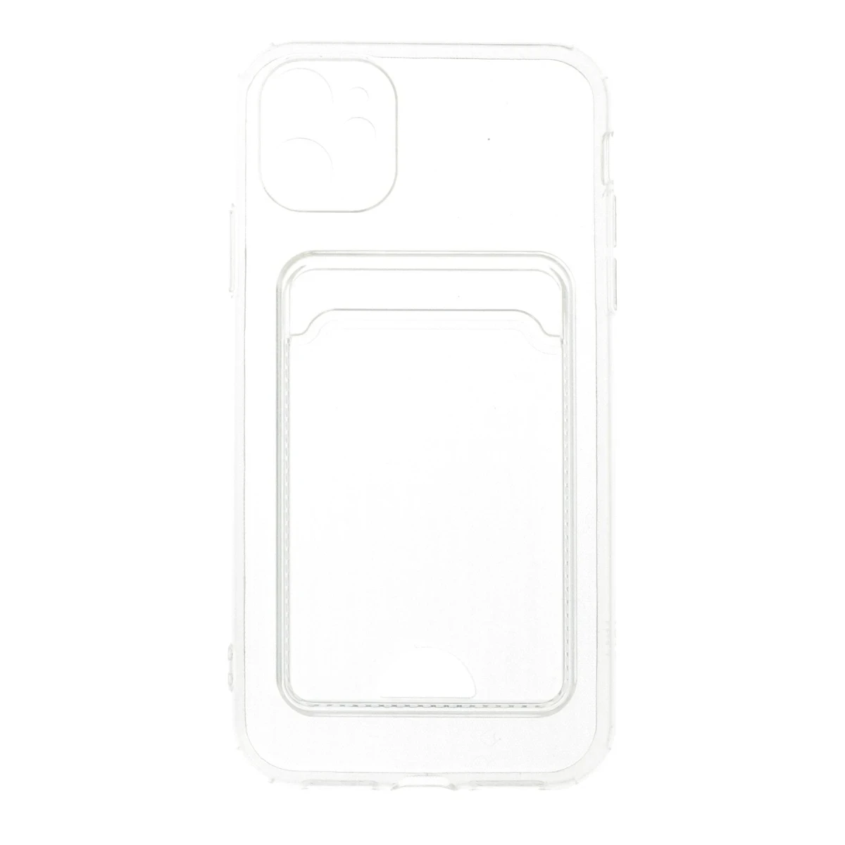 Newface Apple iPhone 11 Kılıf Kart Şeffaf Silikon - Şeffaf — görsel 8