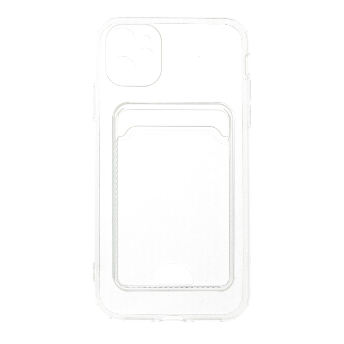 Newface Apple iPhone 11 Kılıf Kart Şeffaf Silikon - Şeffaf — görsel 12