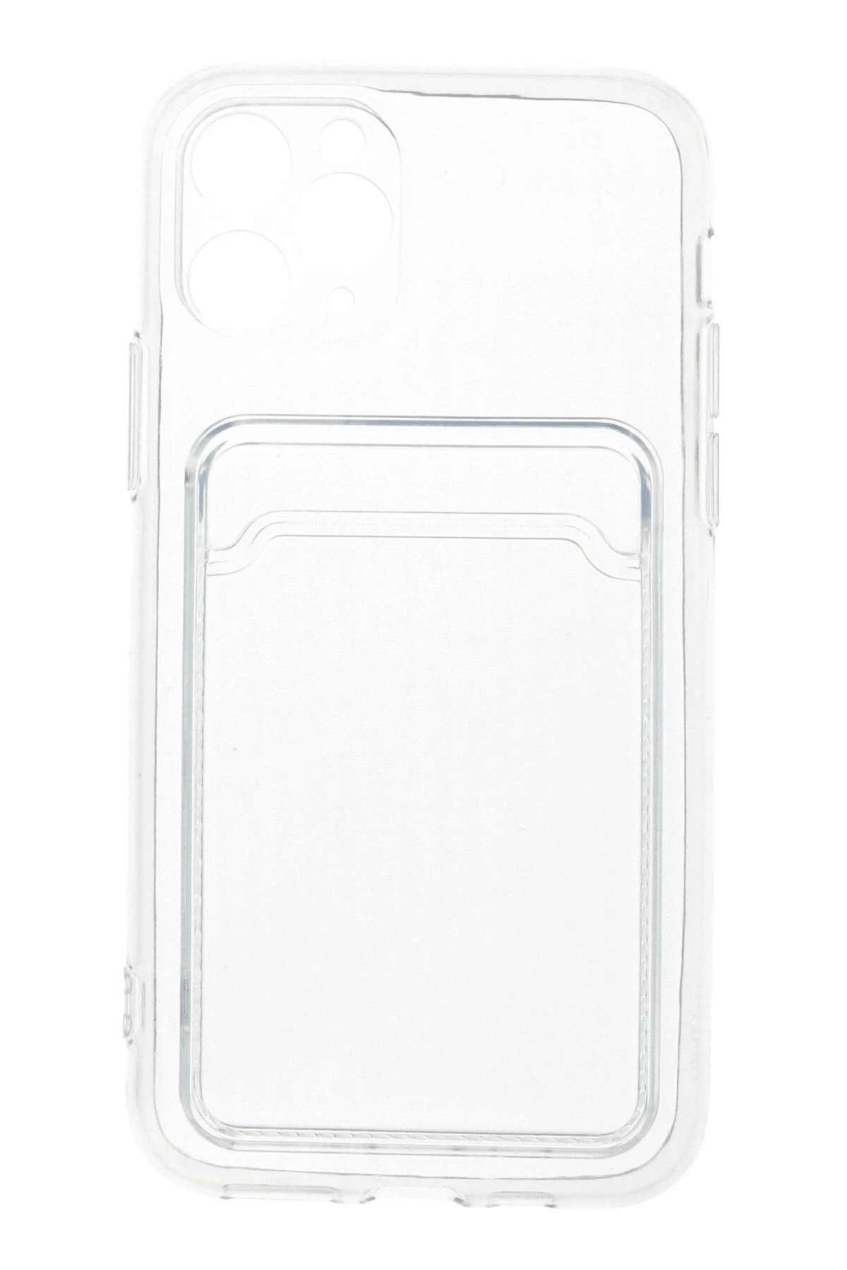 Newface Apple iPhone 11 Pro Kılıf Kart Şeffaf Silikon - Şeffaf — görsel 3