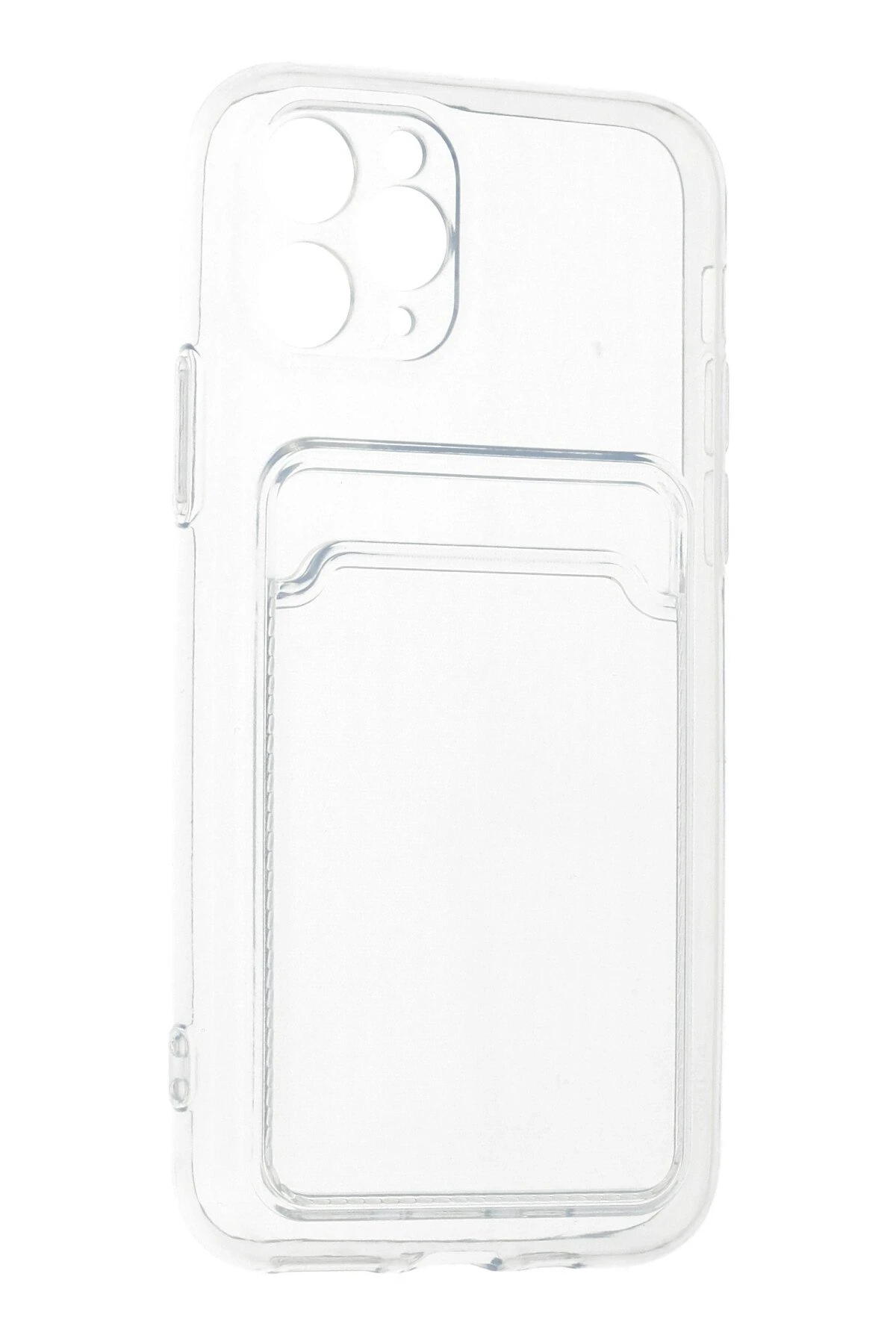 Newface Apple iPhone 11 Pro Kılıf Kart Şeffaf Silikon - Şeffaf — görsel 4