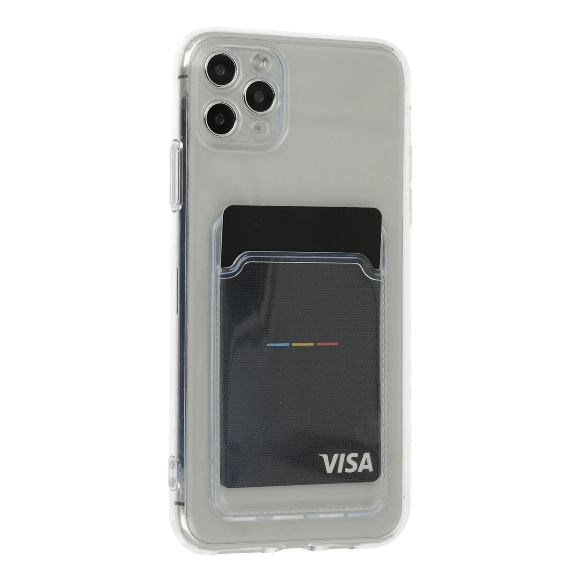 Newface Apple iPhone 11 Pro Max Kılıf Kart Şeffaf Silikon - Şeffaf — görsel 6